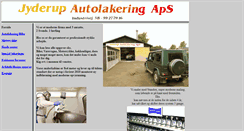 Desktop Screenshot of jyderup-autolakering.dk